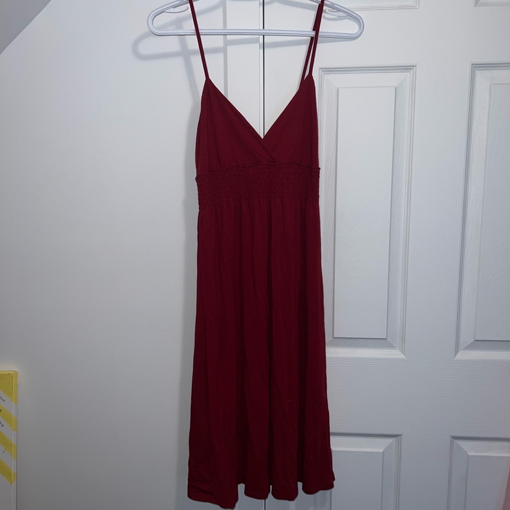 Red summer dress